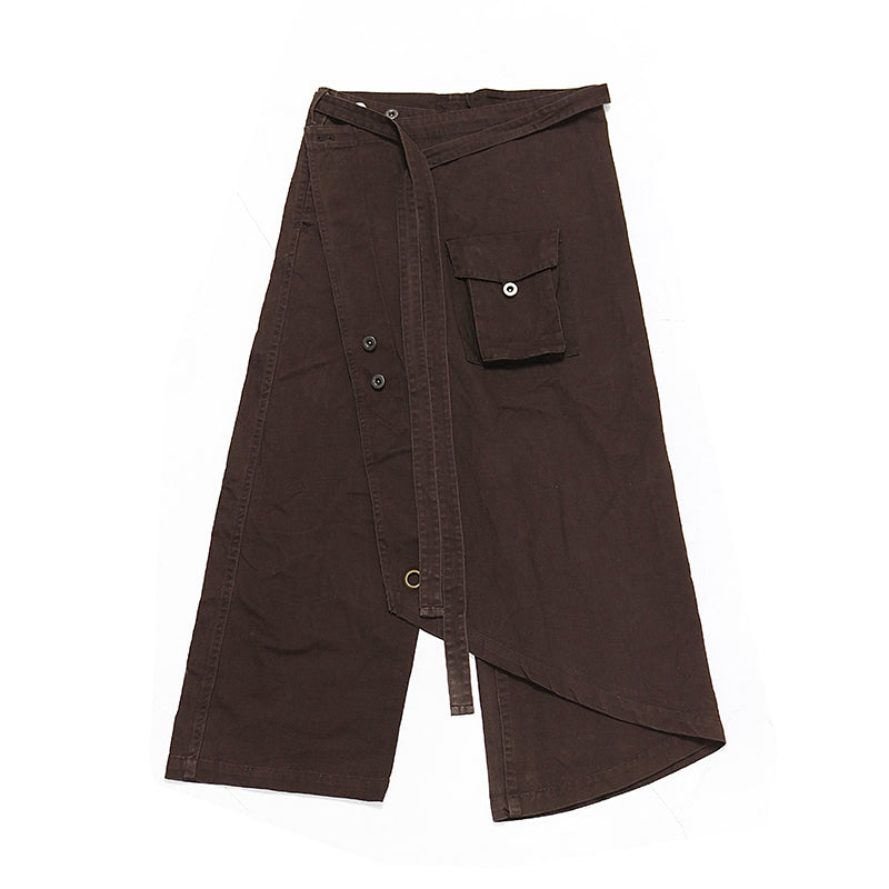 Loose-fit skirt-like pants